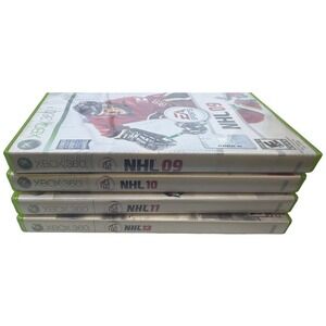 Xbox‎ 360 NHL Video Game Lot 09 10 11 13 EA Sports Hockey Games